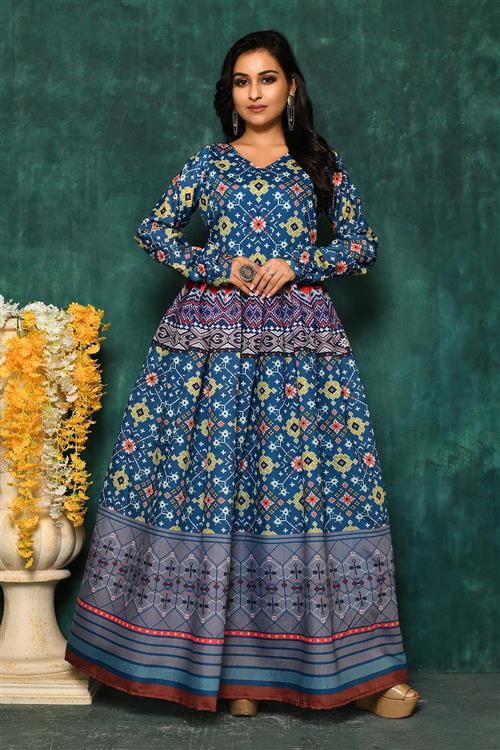 STYLISHTA V 11 11001 TO 11004 PURE CHANDERI SILK DIGITAL PRINTED NEW  READYMADE COOL LOOK ELEGANT TRENDY STYLISH LATEST DESIGNER FANCY PARTY WEAR  SUMMER LONG GOWN WITH SHRUG LATEST DESIGN COLLECTION AT